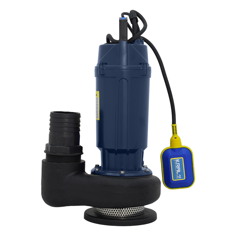 کف کش کرال 1.5 اسب 11 متری 3 اینچ پروانه استیل فلوتردار مدل QSX-81142-FS