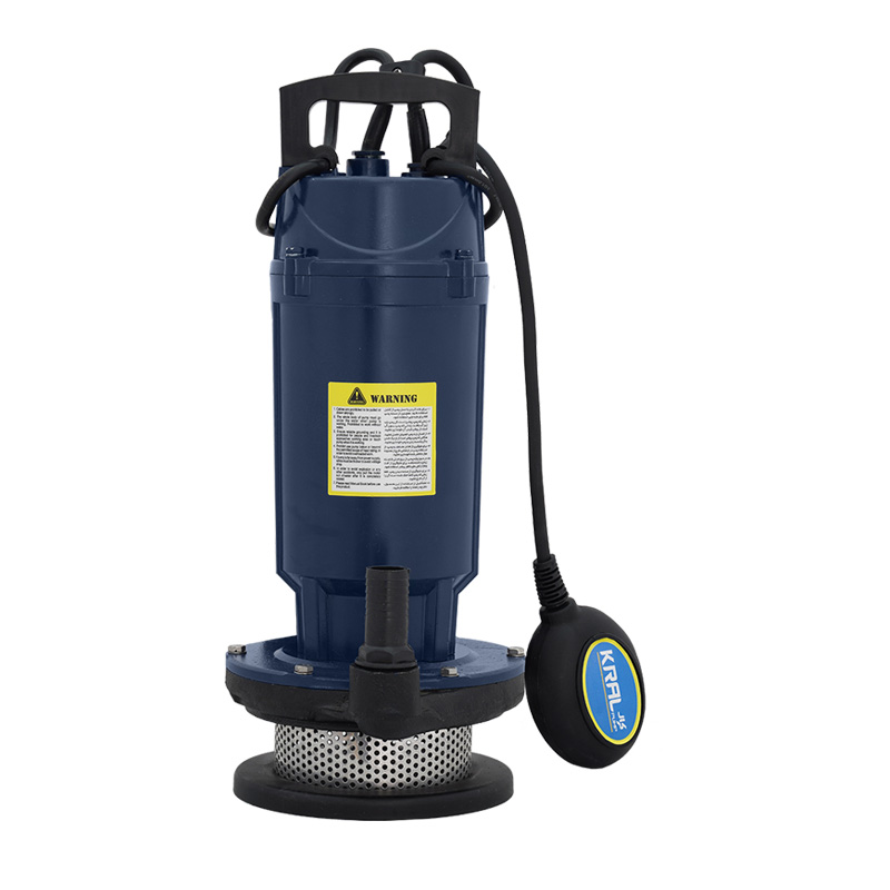 کف کش کرال 1.75 اسب 36 متری 1 اینچ پروانه استیل فلوتردار مدل QSX-33610-FS