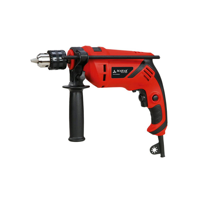 دریل چکشی محک 850 وات 13 میلیمتری سه نظام آچاری مدل DM-850/1