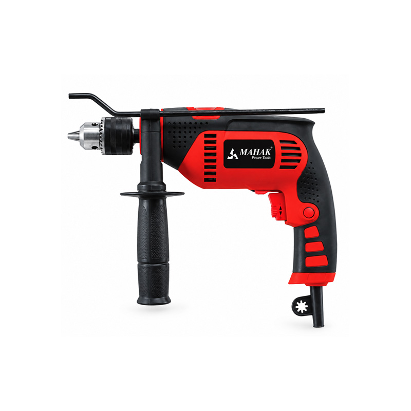 دریل چکشی محک 550 وات 10 میلیمتری سه نظام آچاری مدل DM-550