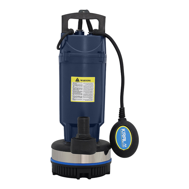 کف کش کرال 0.75 اسب 22 متری 1 و 1/4 اینچ پروانه استیل فلوتردار مدل QMX-42209-FS